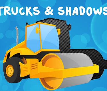 Trucks and Shadows - Trucks, Diggers, Emergency Vehicles, Tractors, Trains and more with names and sounds
