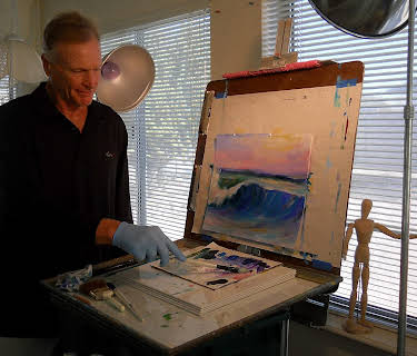 Seascape Acrylics Painting 103