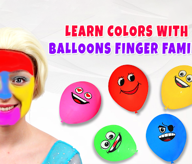 Learn Colors With Balloon Finger Family