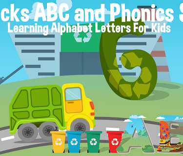 Trucks ABC and Phonics Song - Learning Alphabet Letters For Kids