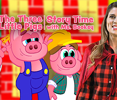 The Three Little Pigs - Story Time with Ms. Booksy - Cool School