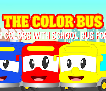The Color Bus - Learn Colors With School Bus For Kids