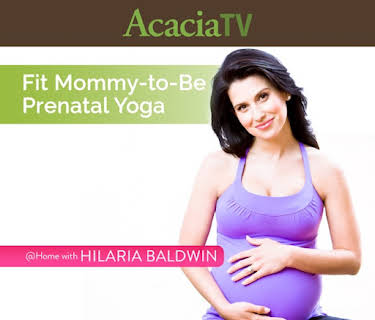 At Home with Hilaria Baldwin: Fit Mommy-to-Be Prenatal Yoga