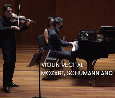 Violin recital – Mozart, Schumann and Brahms (2021)