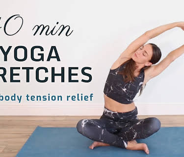 40 Min Yoga Stretches - Upper Body Tension Relief