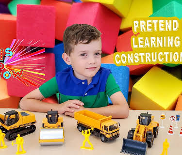 Pretend Play Learning With Construction Trucks