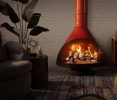 Mid-Century Modern Fireplace (2024)