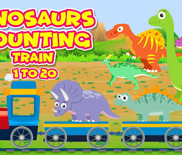 Dinosaurs Counting Train 1 to 20