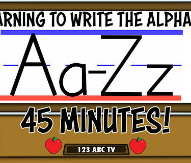 Learning to Write the Alphabet A - Z