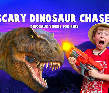 T-Rex Ranch - Scary Dinosaur Chase - Dinosaur Videos for Kids