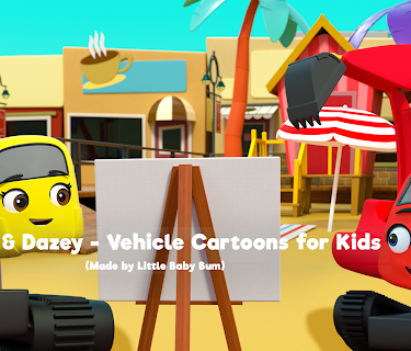 Digley & Dazey - Vehicle Cartoons for Kids (Made by Little Baby Bum)