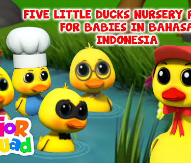 Five Little Ducks Nursery Rhymes for Babies in Bahasa Indonesia (2021)