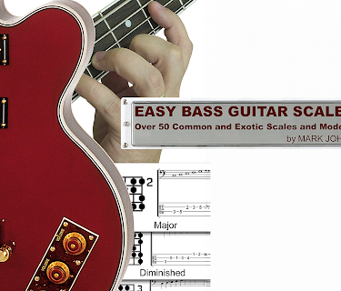 EASY BASS GUITAR SCALES: Over 50 Common and Exotic Scales and Modes For Bass