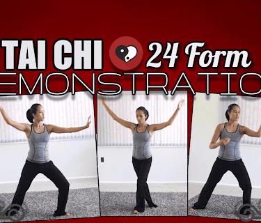Tai Chi 24 Form Demonstration, Build Strength and Stamina, Calm Body and Mind, Release Toxins and Relieve Stress
