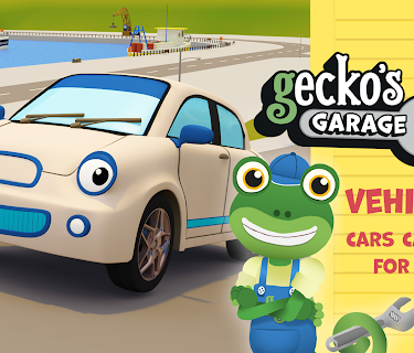Gecko's Garage Vehicles - Cars Cartoon for Kids