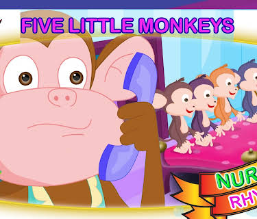 Nursery rhymes - Five Little Monkey