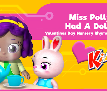 KiiYii - Miss Polly Had A Dolly - Valentines Day Nursery Rhymes for Kids