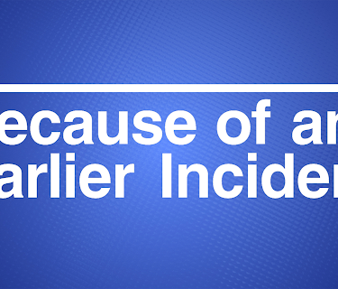 Because of an Earlier Incident Season 1
