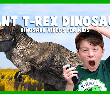 T-Rex Ranch - Giant T-Rex Dinosaurs - Dinosaur Videos for Kids