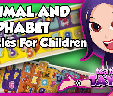 Tea Time with Tayla: Animal and Alphabet Puzzles for Children
