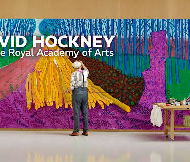 David Hockney at the Royal Academy of Arts (2017)