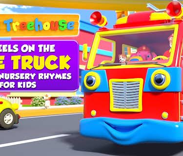 Wheels On The Fire Truck + More Nursery Rhymes for Kids - Little Treehouse
