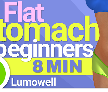 8 Minute Flat Stomach Workout: ABS Exercises for beginners