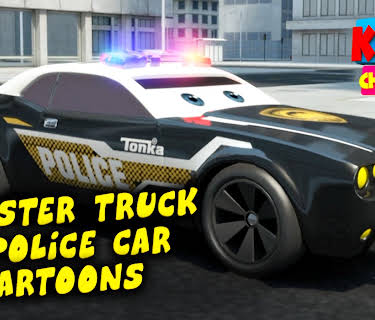 Monster Trucks & Police Car Cartoons - Kids Channel