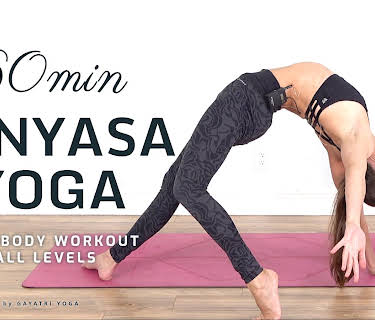 60 Min Vinyasa Yoga | Full Body Workout All Levels | Gayatri Yoga