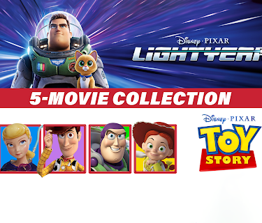 Lightyear & Toy Story 1-4: 5 Movie Collection (2021)