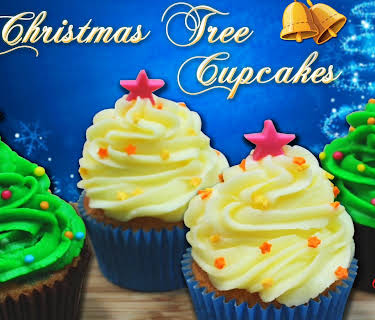 Christmas Tree Cupcakes