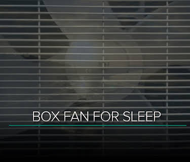 Box Fan medium  8 Hours for Sleep