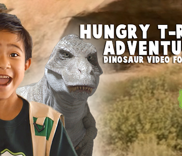 Hungry T-Rex Adventure! Dinosaur Video for kids - T-Rex Ranch