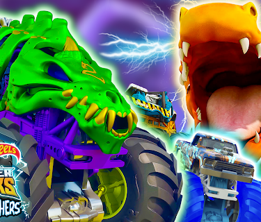 Hot Wheels Monster Trucks Power Smashers! (2024)