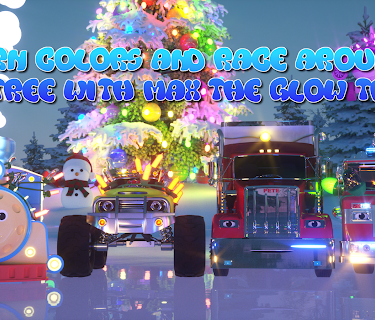 Learn Colors and Race Around the Tree With Max the Glow Train