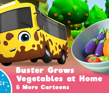 Go Buster - Buster Grows Vegetables at Home & More Cartoons