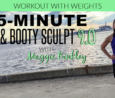 15-Minute Legs & Booty Sculpt 9.0 Workout (with weights)