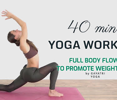 40 Min Yoga Workout - Full Body Flow To Promote Weight Loss - Gayatri Yoga