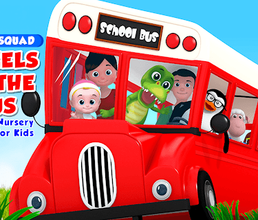 Wheels On The Bus Popular Nursery Rhymes for Kids - Junior Squad