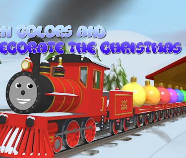 Learn Colors and Decorate the Christmas Tree with Shawn the Train
