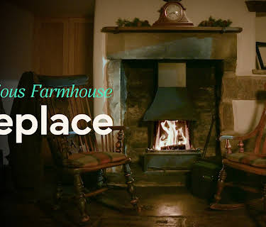 Mysterious Farmhouse Fireplace