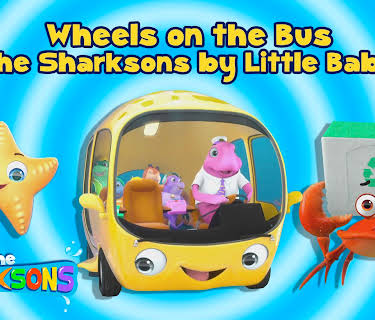Wheels on the Bus with the Sharksons by Little Baby Bum