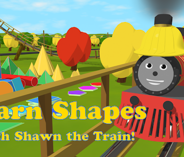 Learn Shapes with Shawn the Train! (Roller Coaster Adventure)