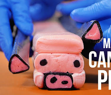 Making Candy Pigs