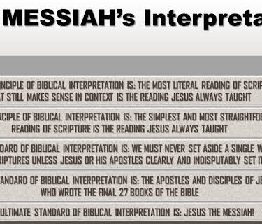 The MESSIAH's Interpretation