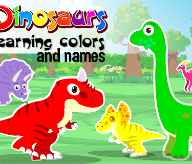 Dinosaurs Learning Colors and Names