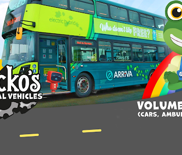 Gecko's Garage Real Vehicles Volume 1 (Cars, Ambulance, etc)