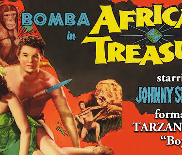 Bomba in "African Treasure" - Starring Johnny Sheffield, Formally Tarzan's Son "Boy" (1952)