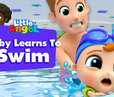 Baby Learns To Swim - Little Angel
