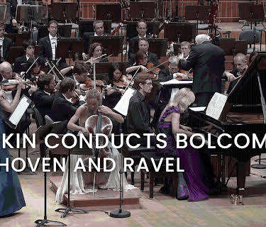 Slatkin conducts Bolcom, Beethoven and Ravel (2014)